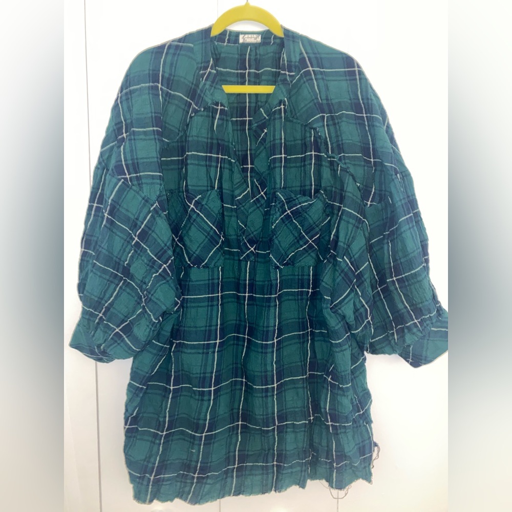 Free people tunic flannel